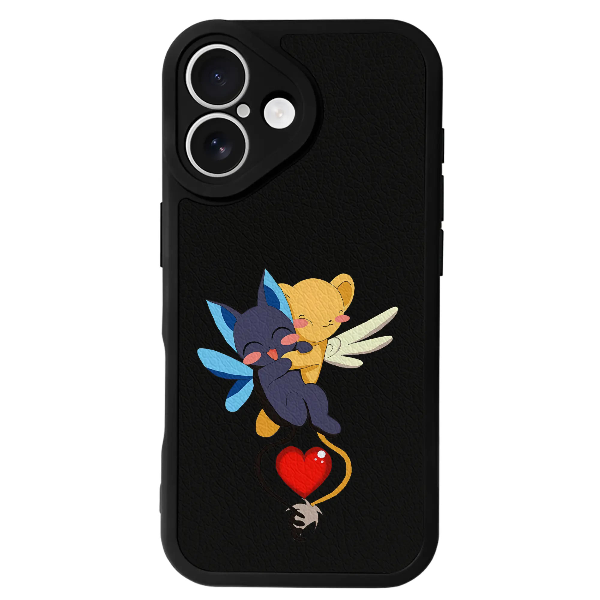 カードキャプターさくら グッズ,スピネル・サン - IPhone 16シリーズ対応 ・ シリコンスマホケース ・ レザー調 ・ 高精度フィット ・ 耐衝撃 ・ ワイヤレス充電対応 ・ 精密カット